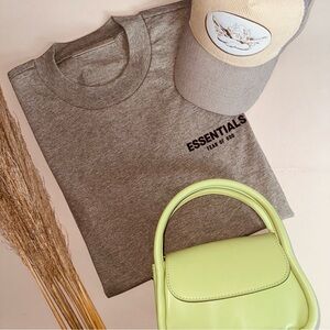 FEAR OF GOD ESSENTIALS Dark Oatmeal T Shirt